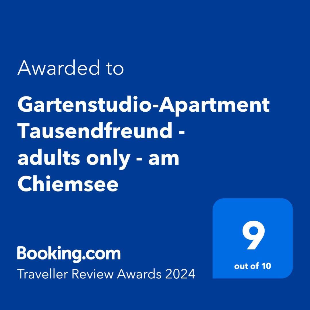 Gartenstudio-Apartment Tausendfreund - Adults Only - Am Chiemsee Breitbrunn am Chiemsee Exterior foto